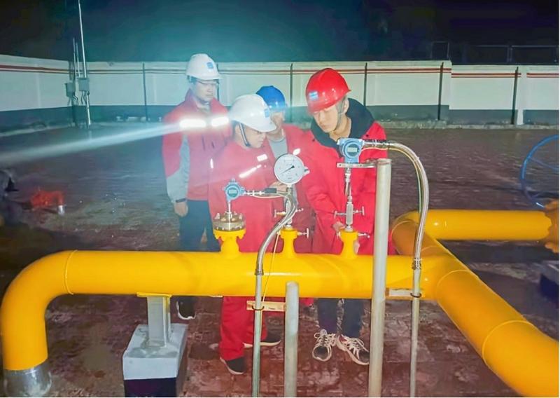 華北分公司江西天然氣（大余-信豐段）管道干燥成功驗(yàn)收