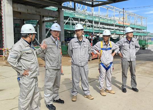 周鴻到湛江一體化項(xiàng)目調(diào)研指導(dǎo)工作