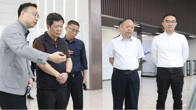 徐湘平一行考察中國化學四化建岳陽自貿(mào)片區(qū)綜合體項目